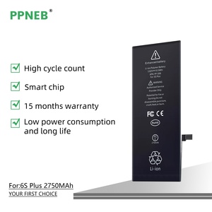 Batteries de remplacement de téléphone pour <span class=keywords><strong>iPhone</strong></span> <span class=keywords><strong>6S</strong></span> Plus <span class=keywords><strong>Batterie</strong></span> 800 Cycle 15 mois de garantie - Product Image 2