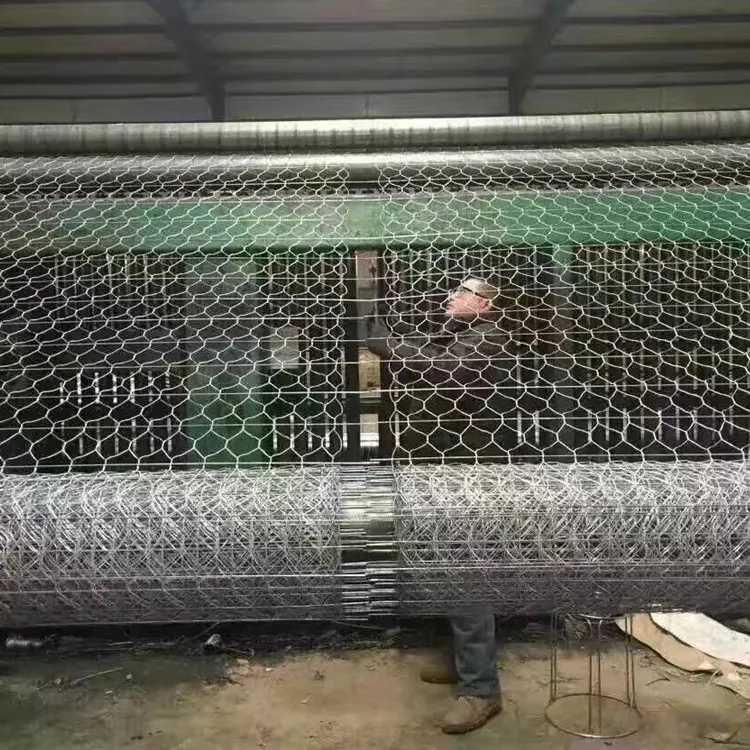 2x1x1m Galfan vente en gros fil hexagonal tissé Gabion panier prix