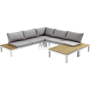 Ensemble <span class=keywords><strong>de</strong></span> meubles <span class=keywords><strong>de</strong></span> <span class=keywords><strong>salon</strong></span> <span class=keywords><strong>de</strong></span> canapés <span class=keywords><strong>de</strong></span> <span class=keywords><strong>jardin</strong></span> modernes imperméables <span class=keywords><strong>en</strong></span> forme <span class=keywords><strong>de</strong></span> L <span class=keywords><strong>en</strong></span> <span class=keywords><strong>aluminium</strong></span> personnalisé - Product Image 5