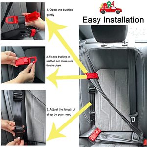 Trẻ em dây an toàn điều chỉnh trẻ em an toàn bao gồm định vị cho trẻ em, vai và cổ bảo vệ - Product Image 6