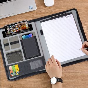 New Product Office School Branded Power Bank <b>Folders</b> With LED Light <b>A4</b> Custom Logo Notebook for Employee Incentives - Product Image 6