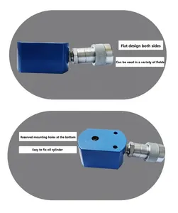 High Capacity Ultra Thin Single Acting Hydraulic Floor Lifting Jack Cylinders For Stepper DY-RSM-2000