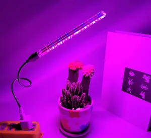 Светодиодная лампа полного спектра для растений, гибкий USB светильник для выращивания растений, красный, синий, фитолампа для цветов, саженцев, гидропонное освещение