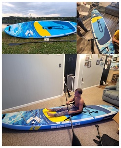 กระดานซัพเปอร์แบบเป่าลมขนาด 11'*34''*6'' รุ่น BF10 สำหรับเล่นน้ำและเล่นเซิร์ฟ พร้อมเทคโนโลยีการเชื่อมต่อแบบ Heat Sealing - Product Image 4