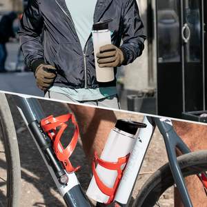 Bouteille d'eau de sport en plastique de 24 oz/700 ml, matériau PS, gobelet transparent avec paille, poignée et bec, personnalisable, bouteille à paille pour enfants - Product Image 3