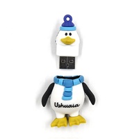 Hadiah rumah sakit khusus PVC kartun dokter desain USB 3.0 Flash Drive antarmuka logam untuk promosi