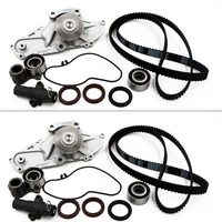 Kit de courroie de distribution joint de couvercle de pompe à eau pour 01-05 Honda Civic VTEC 1.7L D17A