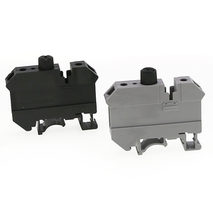 ZLS UK-10RD черный предохранительный терминал, никелированный медный 2-полюсный Промышленный терминал, 16 плоских или менее - Product Image 6