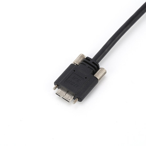 สายเคเบิล USB 3.0 A ชาย แบบงอ 90 องศา ต่อ Micro B พร้อมสกรู ความยาว 0.3 เมตร สำหรับงานทางการแพทย์ - Product Image 3