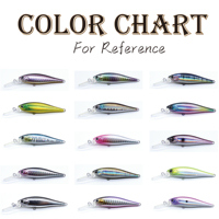 Leurre de pêche AOCLU Floating Shad 60mm 4.2g Fast Dive 0.6m Deep Fishing Jerkbait Minnow Lure Rattle Sea Bass Hunter Tilapia Bream River Lake