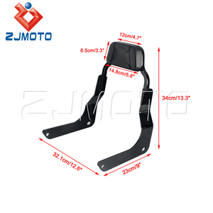 Kit de sissy bar sport miniature fixe à profil bas, installation facile par boulons, pour Harley <span class=keywords><strong>M8</strong></span> Softail <span class=keywords><strong>Fat</strong></span> <span class=keywords><strong>Bob</strong></span> FXFB FXFBS 2018-2025 - Product Image 4
