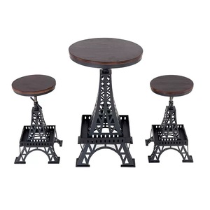 Hot <span class=keywords><strong>Paris</strong></span> Tour Design Moderne Haute Qualité Réglable En Cuir En Bois En Métal Tabouret <span class=keywords><strong>De</strong></span> Bar Hôtels Bars Cafés Salon Base Rotative - Product Image 6