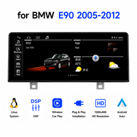 Système multimédia automobile Linux 10,25 pouces avec CarPlay sans fil et Android Auto pour BMW Série 3 E90 E91 E92 E93 2005-2012 Écran tactile