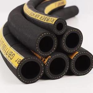 สายยางสีดำแบบมีสายรัด  ท่อยาง NBR ทนแรงดัน ทนความร้อน  <span class=keywords><strong>ต</strong></span>ัวรัดท่อผ้า  ปั๊มลม  เครื่องเจาะหิน  สายลมสำหรับเครื่องเจาะลม - Product Image 4