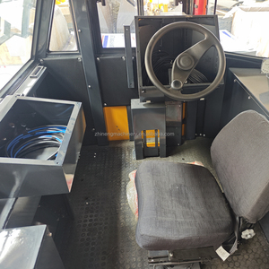 Cabine d'opérateur d'excavatrice peinte en noir avec écran de protection, cabine complète pour remplacement d'équipement de construction - Product Image 6