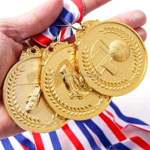 WD Custom calcio sport medaglie in lega di zinco oro argento bronzo forniture per la scuola del club americano coppa di calcio e medaglie premio - Product Image 3