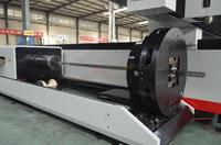 Machine de découpe laser à fibre CNC pour tôles et tubes métalliques 1000W/3000W pour acier, aluminium, bois, caoutchouc avec intégration de refroidissement par eau