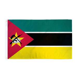 Mini Banderas del Mundo 4''x6'' de Poliéster Impresas en Serigrafía, Banderines KHM para Colgar en el Coche, <span class=keywords><strong>Bandera</strong></span> de Camboya - Product Image 4