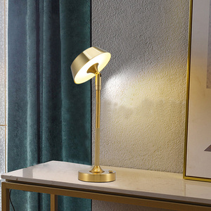 USB có thể sạc lại sang trọng ban đêm bảng ánh sáng thiết kế hiện đại không dây Nhà hàng Đèn Kim Loại bóng râm khách sạn trang trí cảm ứng pin - Product Image 3