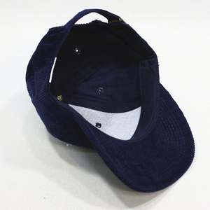 Casquette de baseball structurée à visière plate en velours côtelé, design à 6 panneaux, personnalisable, haute qualité, faible MOQ - Product Image 4