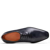 Echte Leder Schnürschuhe im Brogue-Stil für Herren Hochwertige Rindsleder-Außensohle Business Formelle Anzugschuhe