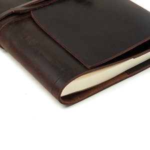 Carnet de notes personnalisé 2026 A5 en cuir fait main, rechargeable, style vintage, journal de voyage, <span class=keywords><strong>bloc</strong></span>-notes quotidien, agenda personnalisé - Product Image 3