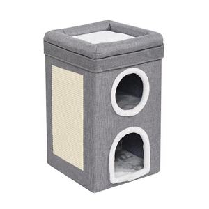 Kedi ve % köpek yatağı yıkanabilir için katlanabilir kedi köpek evi kapalı ev - Product Image 2