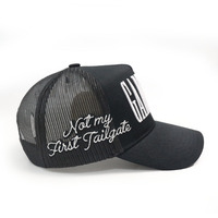 Gorra de Béisbol Deportiva de Malla de 5 Paneles, Estilo Vintage Retro, con Bordado 3D Personalizable de Marca Privada