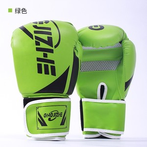 Guantes de boxeo Gngjizhe, color azul, con velcro en la muñeca, equipo de fitness unisex - Product Image 3