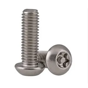 M1.2-M12 Stainless Steel Screws Tamper Proof Anti-theft Pan Head Torx Security Screw With Pin