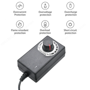 3-12V 2A làm mát không khí Fan khoan động cơ máy bơm có thể điều chỉnh điện áp biến tốc độ điều khiển độ sáng ánh sáng <span class=keywords><strong>Dimmer</strong></span> Power Supply Adapter - Product Image 4