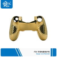 Coque de protection ABS étanche antidérapante couleur argent pour manettes P4, boîtier rigide pour manette de jeu