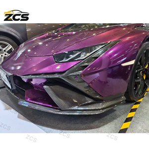 Adatto per le coperture grandi in fibra di carbonio per gli ingressi d'aria anteriori e posteriori del modello aggiornato <span class=keywords><strong>Lamborghini</strong></span> LP580 610 EVO - Product Image 5