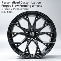 Jantes en alliage d'aluminium Flowtone 18 pouces, design multi-rayons, spécifications 5x114.3 ET 35 CB 73.1 pour Toyota