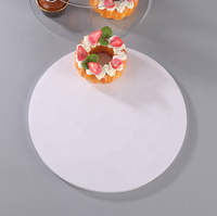 XJH 1/2 pouces blanc noir rond papier ondulé étanche carton gâteau conseil tambour gâteau tambour
