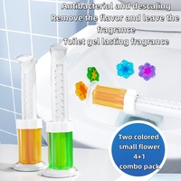 Gel Nettoyant Désodorisant et Détartrant pour Toilettes, Élimine les Odeurs et les Taches, Parfum pour Salle de Bain