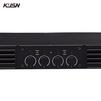 Amplificateur de puissance professionnel 8 Ohm 400W X4 Pont stéréo Connexion terminale Amplificateur de puissance 1U Grandes performances haut de gamme
