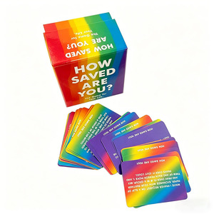 Custom Design Fancy Paper Rigid Box Pack with Cardboard Bible Verse Affirmation <strong>Cards</strong> OEM Printing and <strong>Booklet</strong> - Product Image 3