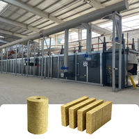 Ligne de production de panneaux en fibres minérales, ligne de production de couvertures en laine de roche