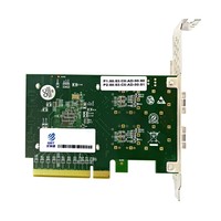 Carte réseau optique à fibre Mellanox Connect X-6 Chip 25 Gb 2 ports, adaptateur Ethernet