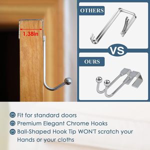 Cesto de ropa sucia colgante gris tamaño DB XL con ganchos de puerta con cremallera duraderos y gran capacidad adhesiva para ahorrar espacio - Product Image 4