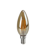 Fabrik-Glaskerzen-LED-Glühbirne Spezialform 4W 6W C35 Glühbirne Spiralförmige Glühfadenlampe zur Dekoration