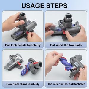 Cabezal de cepillo motorizado V12 Detect Slim/V10 Digital Slim/SV18/SV20 Mini, accesorio anti-enredos <span class=keywords><strong>para</strong></span> aspiradoras <span class=keywords><strong>Dyson</strong></span> - Product Image 4