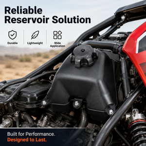 Nouveau réservoir de carburant en plastique YFINE pour moto 3L, pour moto tout-terrain <span class=keywords><strong>Apollo</strong></span> <span class=keywords><strong>Orion</strong></span> 125CC 140cc <span class=keywords><strong>250cc</strong></span>, noir, garantie de 12 mois - Product Image 3