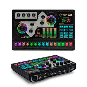 Sx96 Đa-Chức Năng Âm Thanh Âm Thanh Card & Mixer Cho Người Mới Bắt Đầu Cho Ghi Âm Giọng Nói Livestream Microphone Tai Nghe Sạc Bao Gồm - Product Image 5