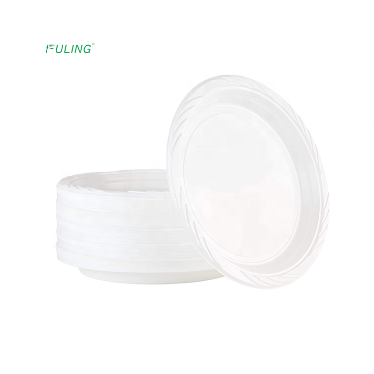 Одноразовая пластиковая тарелка для микроволновки для свадебной вечеринки/ужина/любого случая, барбекю, путешествий и других мероприятий