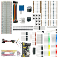 Kit d'apprentissage DIY OKY1004-3 avec circuits intégrés, transistors, capteurs et condensateurs pour ateliers d'électronique