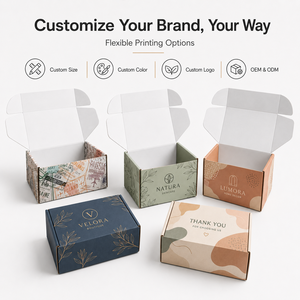 Cajas de Embalaje Rígidas de Papel Recubierto, Reutilizables, Biodegradables, Ecológicas, Reciclables, con Recubrimiento UV, Estampado, Esponja y Diseño Personalizado - Product Image 3