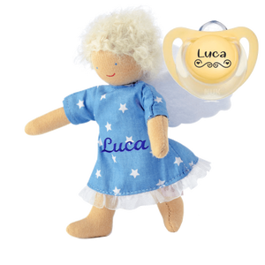 Käthe Kruse "Proteggimi Angelo" con Nome + Ciuccio NUK con Nome - Product Image 1