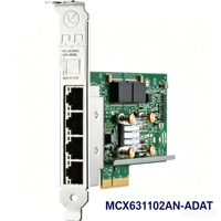 Carte réseau Connect X-6 MCX631102AN-ADAT double port 25GbE SFP28 PCIe Gen4 x8 RDMA RoCE AI HPC Ethernet NIC